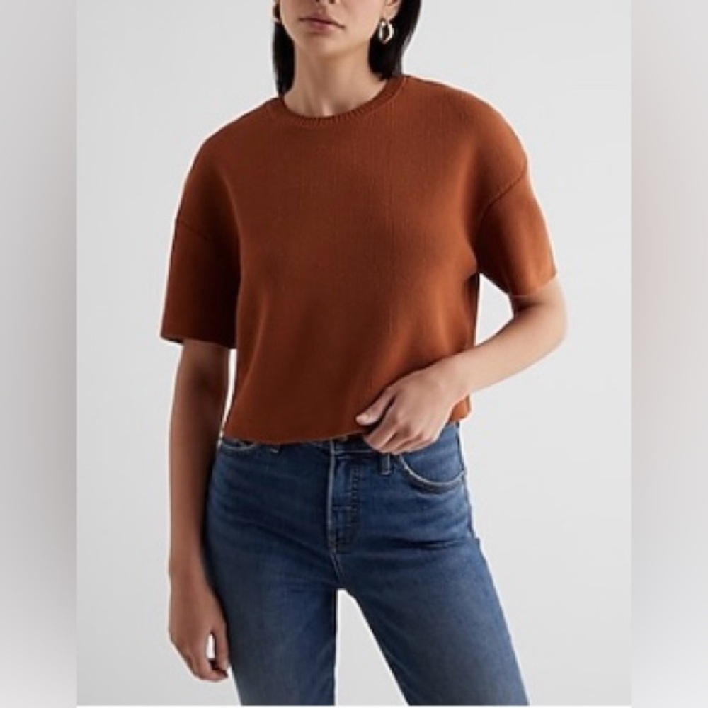 NWT Express Short Sleeve Sweater Size Small